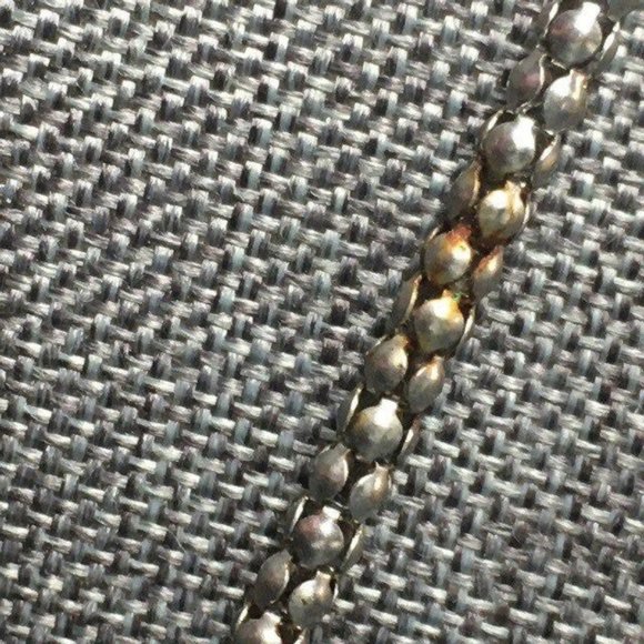 Heart Arrow Drop Necklace As Is Pink Rhinestone Silver Chain Barbie Glam Bling - Picture 5 of 7